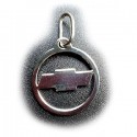 Chevrolet Bowtie in Circle Sterling Silver