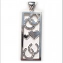 Hearts and Hooves Pendant