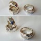 MoPar Pentastar Podium Ring in Solid Sterling Silver