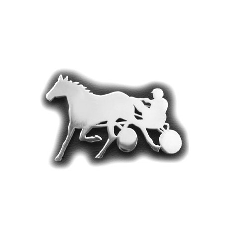 Hand Made - Harness Racing Horse Brooch / Stock Pin 