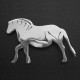 Hand Made - Prehistoric Horse Horse Brooch / Stock Pin