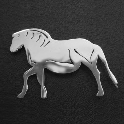 Hand Made - Prehistoric Horse Horse Brooch / Stock Pin