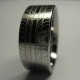 Silver Tungsten Tyre ring