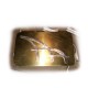 Construction of belt buckle in brass and silver