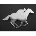 Hand Made - Racing Horse Brooch / Stock Pin