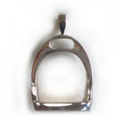 Chunky Silver Stirrup for Men or Women (Sterling Silver)