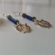 Willys 'W' Earrings with gemstones