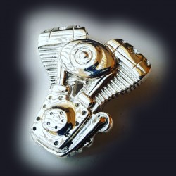 Harley Davidson V Twin Engine Pendant or Key ring